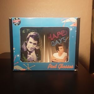 Drinking Glasses "Happy Days"